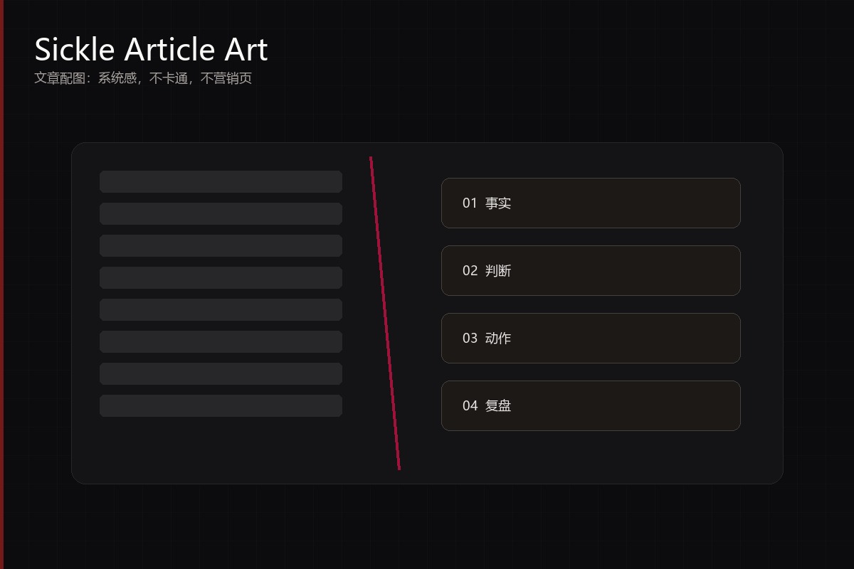 Sickle article illustration language